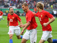 Сборная России по футболу проводит матч в Казани