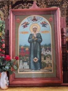 В Боровецкую церковь прибыла икона Матроны Московской