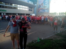 После матча «Рубин» – «Спартак» сцепились десантники и фанаты «красно-белых» 