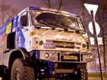 Дакаровский 'КАМАЗ' оштрафовали в Карелии за отсутствие подсветки номера