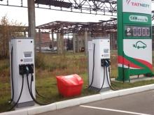 В Казани появилась первая заправка для электромобилей