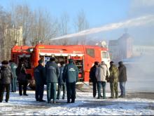 «КАМАЗ» показывает свои пожарные автомобили со швейцарской системой тушения огня