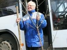 Автобусы возобновили движение в садовое общество «Алан»