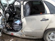 В Татарстане на трассе погиб водитель 'Лады Калины', не уступивший дорогу иномарке