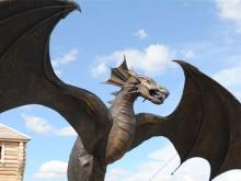 На Чертовом городище в Елабуге установили статую Змея-оракула