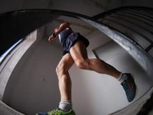«Бег по вертикали»: Ирек Мубаракшин взобрался на крышу по лестницам 2/18 за 1 минуту 27 секунд