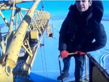 Челнинские руферы покоряют новые высоты: ЖК 'Крылатый', высотка 11/03 и башенный кран (видео)