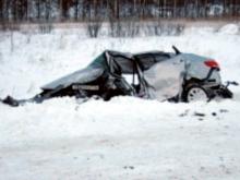 В Татарстане в страшной автоаварии с участием трех машин погибли два человека