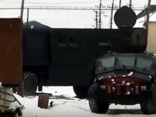 Броневик «Каратель» на базе раллийного «КАМАЗа» уничтожал сегодня боевиков в Хасавюрте