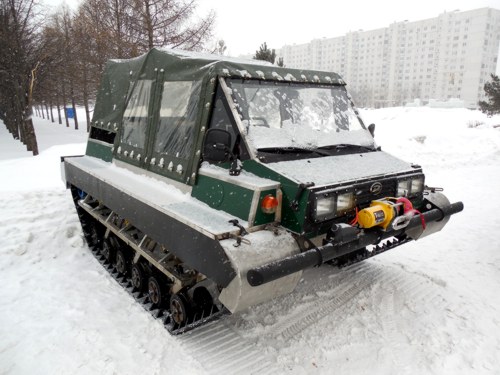 Гусеничный снегоболотоход "Русак" - северянам нужны такие машины.