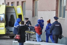 МЧС, скорая помощь, врачи и полицейские спасали людей на вокзале