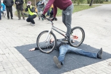 Рустам Минниханов показал свой велосипед с карбоновой рамой и полувилкой