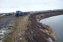 В Буинском районе Татарстана машина упала в реку Свияга: трое погибших