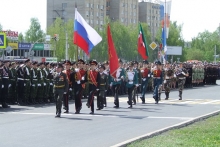 9 мая, Набережные Челны, парад Победы и возложение венков к Вечному огню