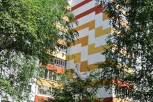 Алмас Идрисов показал новые образцы раскраски жилых домов