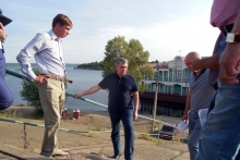Основные строительные работы на набережной реки Мелекеска будут завершены в августе