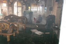 Пожарные нашли обугленную канистру и 3 очага возгорания во 'Вселенском храме' Ильдара Ханова